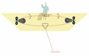 2 Piece Kayak Anchor Trolly Set - Pulley Pulley Pulley Set
