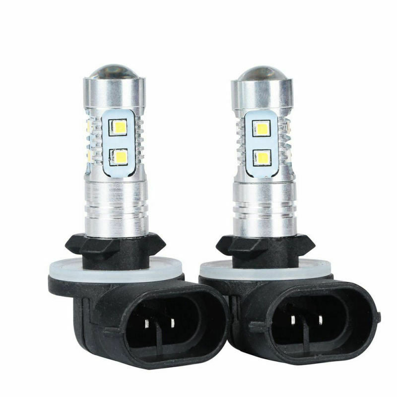 2 - Car Fog Light 881 / H27W 50W 2323 10SMD Highlight Fog Light LED Bu ECW
