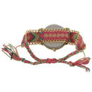 woman National Wind Weave DIY giraffe Bracelet Watch 1#