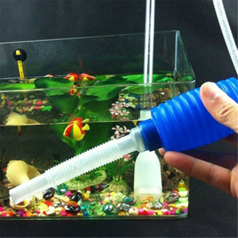 Aquarium Siphon Gravel Cleaner Clean Fish Tank Vacuum Water Change Pump  Z