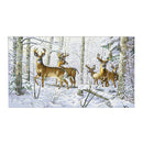 Deer in Snow DIY Stamped Cross Stitch Kits DIY Needlework Wedding Christmas