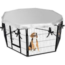 Dog Crate Cover for Outdoor and Indoor- Double Side Waterproof Windproof Sh A1O8