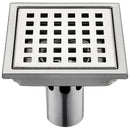 Tile Insert Square Floor Waste Grates Shower Drain 304 Stainless Steel Anti J5K7