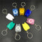 5Pcs Dental Oral Health Hygiene Floss Key Ring Keychain Random Colourful 15M