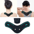 Portable Mini Cervical Massager Shoulder Neck Back Pads Massage Electric P4O1