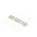 10pcs Ceramic Tube Fuse Axial Leads 3.6*10mm 5A Slow Blow 250V BX