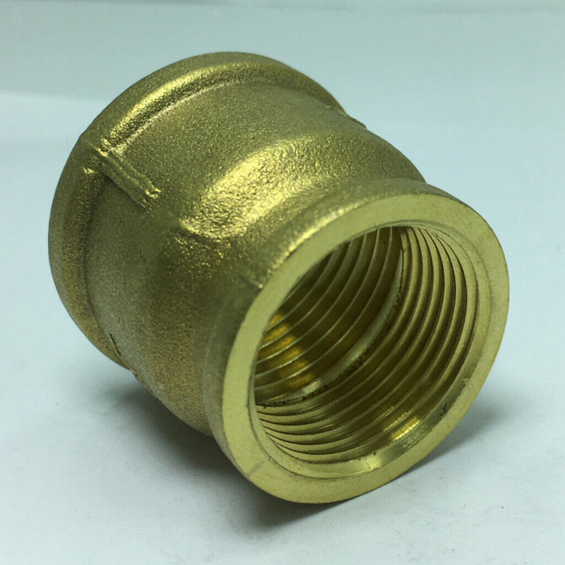 1 Pc Double Female Brass Thread Straight Adapter Connector Fitting DN25xDN20