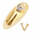 1pcs Boat Output Input Jack Plate Sockets for Fender Strat Guitar Replaceme