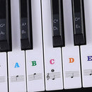 Keyboard Piano Black Removable Piano and Keyboard Stickers for 49 61 76 88  Jâ„–[