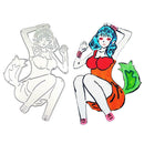 Metal Cutting Dies Stencil for DIY Scrapbooking Photo Album Struggling Girl