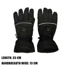 1 Pair Electric Heated Thermal Gloves 3 Modes Winter Cycling Ski Gloves