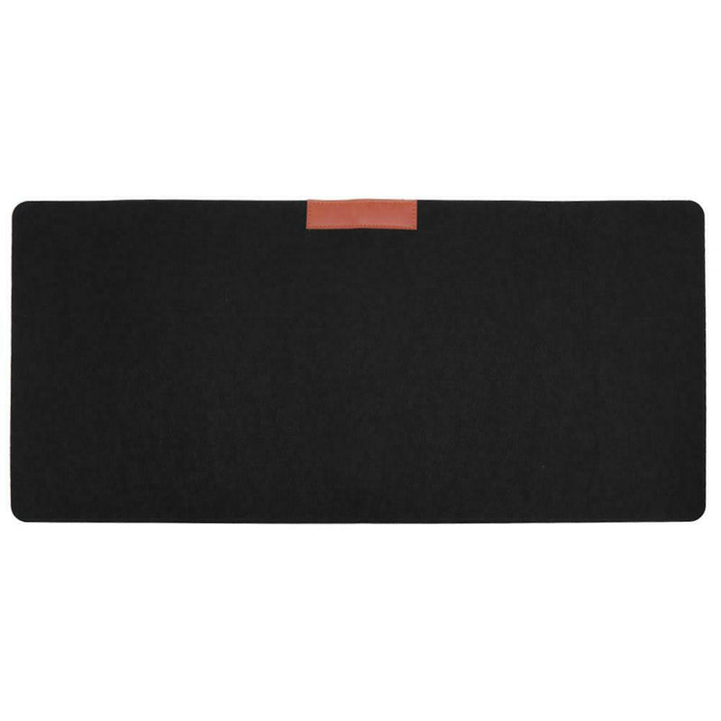 Office Computer Desk Mat Modern Table Wool Felt Laptop Desk Mat(Black)