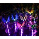 Solar Powered LED Light Color Change Butterfly Bird with Ground Spike Garden