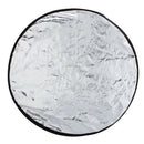 Round 24"/ 60cm 5-in-1 Portable Collapsible Multi Disc Light Reflector with Bag