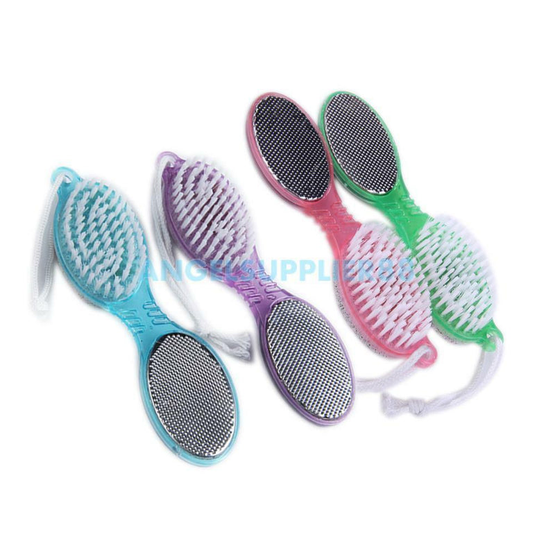 4 IN 1 Foot Care Callus Brush Pumice Scrubber Pedicure Feet Exfoliate Remover