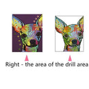5D Diamond Painting Embroidery Rainbow Animal Dog Cross Crafts Stitch Kit