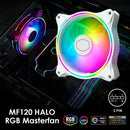 MF120 HALO Dual Ring Addressable RGB Fan 120mm for PC Case Liquid Radiator