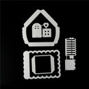 Beautiful Customized House Cutting Dies DIY Scrapbook Photo Album Card Craft BX