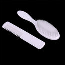 2Pcs/Set Baby Soft Hair Brush ABS Newborn Hair Brush Infant Head Comb LJ