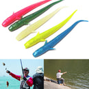 10X 70mm Silicone Lure For Fishing Bait Worm artificial Carp Fishing Tackle BX