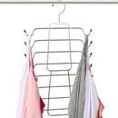 Tank Tops Hanger Metal Folding Space Saving Hanger Closet Organizer for Tan