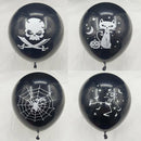20* Halloween Balloons Black Orange Spooky Decorations Pumpkin Party Fun US