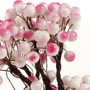 Artificial Fruit Berries Blueberry Xmas Wedding Bouquet Flower Wreath Pink