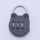 Combination e Travel Suitcase Luggage Padlock Digit Push Password Lock Zinc H6F6