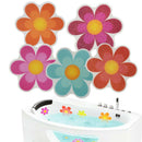 20Pcs Non Slip Baby Bath Mat Shower Stickers Flower Textured Treads
