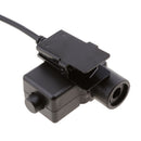 Headset Cable Adapter With PTT For Midland Radio LXT340 / 345/420, Black