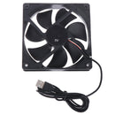 1Pc 5V USB Connector 120x120x25mm PC Computer Cooling Cooler Fan HeatsiME