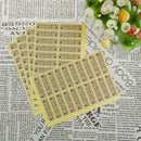 100pcs Hand made with love Seal Stickers for DIY Gift Cookie Packaging Labels ES