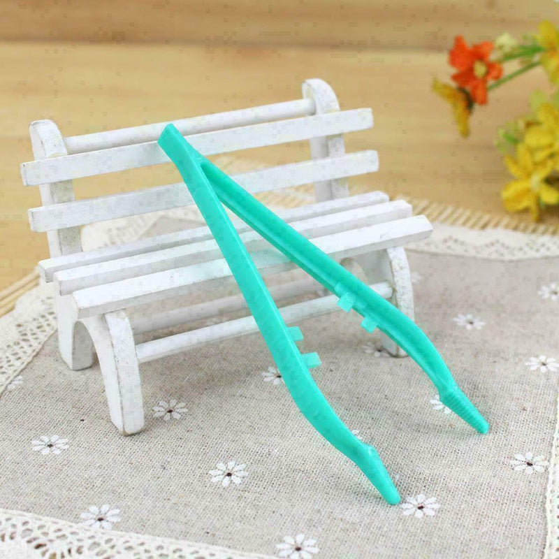 Reptile Plastic Feeding Tongs Live Food Feeding Tweezers NICE
