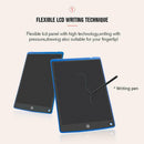 12in LCD Electronic Writing Tablet Digital Drawing Handwriting Pad (Blue) A