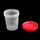 120ml 4oz Plastic Graduated Measure Specimen Cup Sterile Container w/ Lid