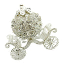 Metal Hollow Crystal Jewelry Trinket Box Craft Wedding Favor Gift Home Decor
