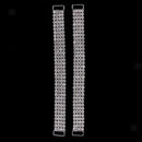 2PCS Charm Metal Chain Crystal Rhinestone Bikini Swimwear Connectors/ Buckle