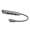 4 Port USB 3.1 Type C hub with a Free USB-C to USB-A Adapter for MacBook Pro and