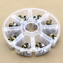 1 Pc Storage Box Case Organizer Display Jewelry Bead Makeup Clear Roundã€PME