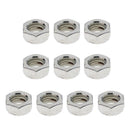 10pcs Carbon Steel Screws Nuts For Skateboard Longboard Repair Rebuilding