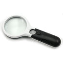 45X Hand Held Magnifier Reading Jewelry Magnifying Glass Loupe w/ 3 LED Lights
