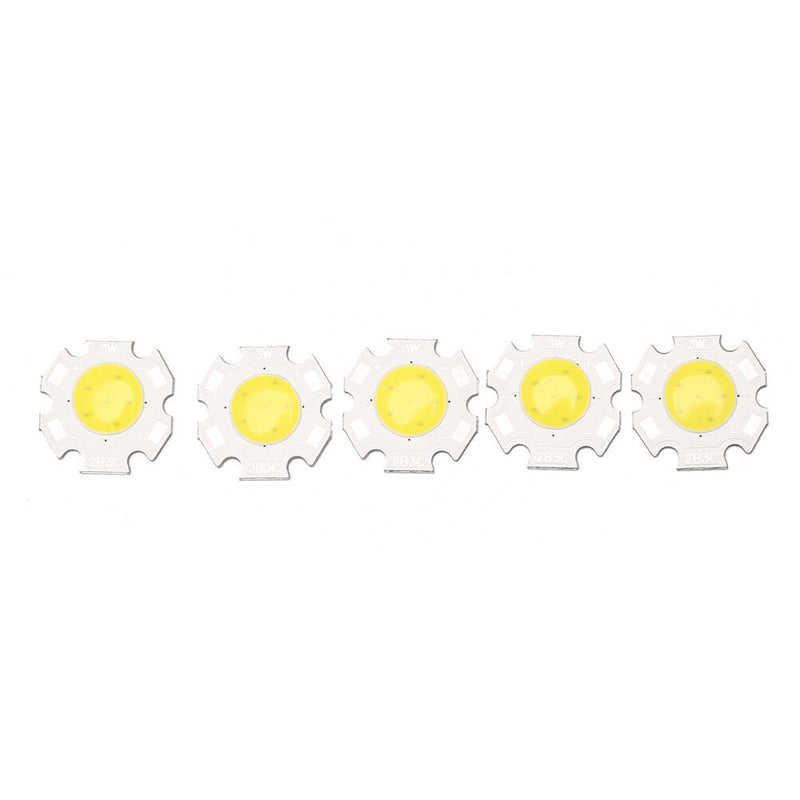 5pcs 3W COB LED Chips LED Strip Bar Light Bulb Lamp Flood Light DC9-10ï¼ˆVï¼‰ LJ