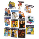 14Pcs Funny Trump Stickers Laptop Skateboard Home Car Styling Vinyl Deca3C