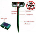 Solar Ultrasound Cat Dog Fox Repeller Animal Chaser Deterrent Repellent dsf DIR