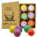 6pcs Natural Bath Balls Salt Essential Oil Balls Moisturize Dry Skin Homemade