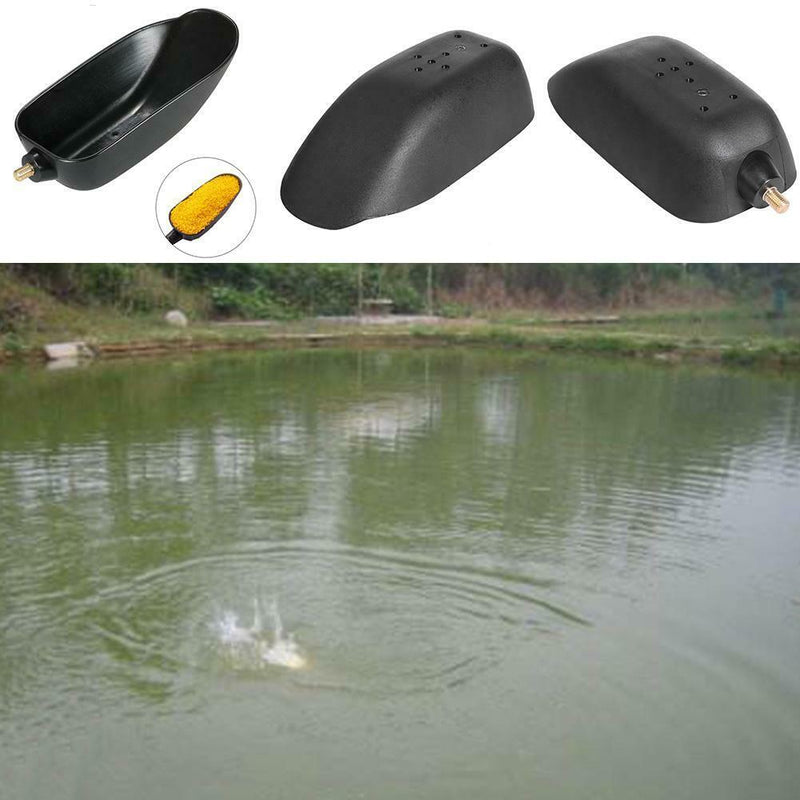 3/8in Plastic Toss Throw Spoon Bait Casting Scoop for Feeding Particles A