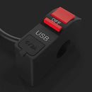 Motorcycle Handle Switch Headlight Controller Outdoor Flameout With USB Charger