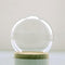 Glass Display Cloche Bell Jar Dome Flower Vase & Wooden Base 15cmx14cm (DXH)