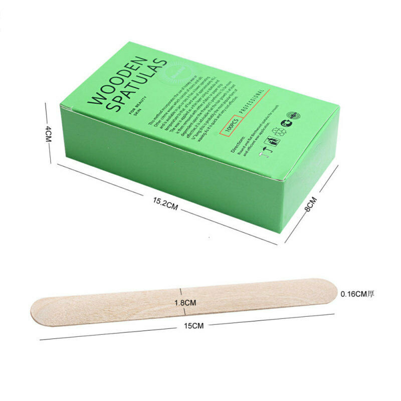 100 Large Waxing Sticks Wax Spatulas Wooden ApplicatorsÃ‚Â Hair Removal Sticksp