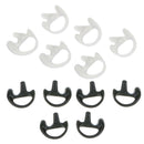 6 Pairs Replacement Medium Silicone Earbud for Two-Way Radio Audio Earphone
